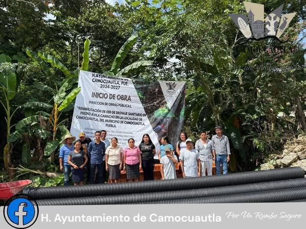 inicio a una obra esencial para nuestra comunidad: "Rehabilitación de la red de drenaje sanitario en Predio Ávila Camacho"